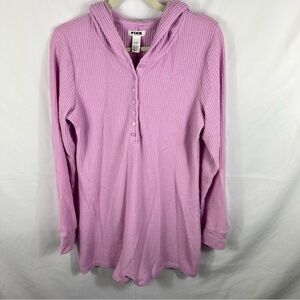 PINK Victoria's Secret Women's Hooded Romper flawed